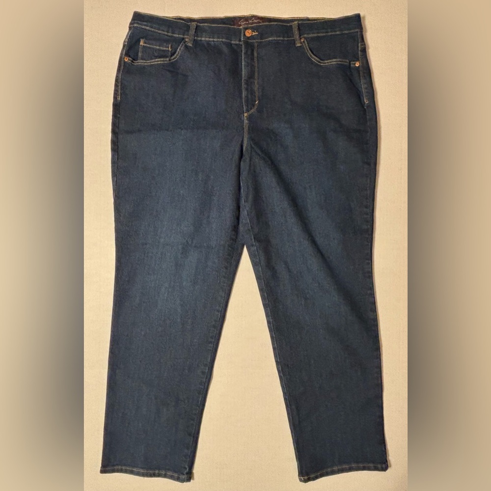 Gloria Vanderbilt Womens Jeans Size 20W Amanda Blue Denim (42x29)